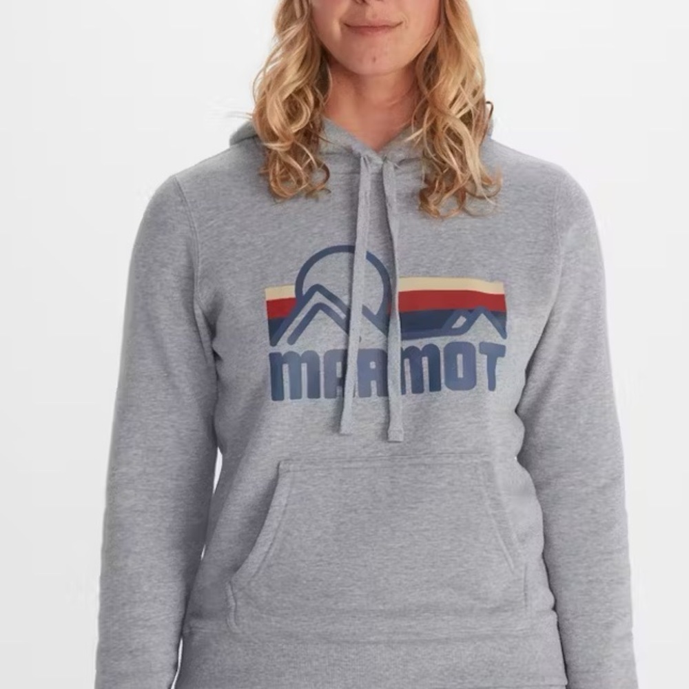 Marmot Women’s size XS Gray Costal Fleece Pullover Hoodie